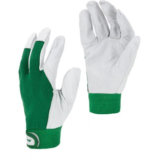 Rękawice ze skóry koz. ziel. l273111p, karta, "11", ce,lahti