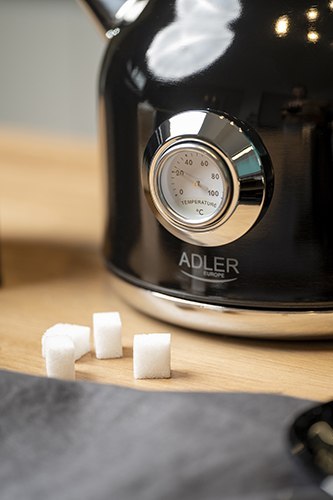 AD 1346 black Czajnik metalowy z termometrem 1,7l strix AD 1346 black Czajnik metalowy z termometrem 1,7l strix