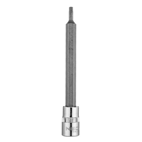 Końcówka Torx TX10 na nasadce 1/4", długa, 87 mm