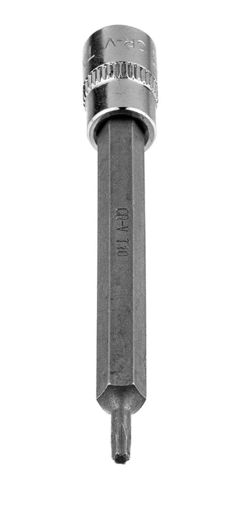 Końcówka Torx TX10 na nasadce 1/4", długa, 87 mm
