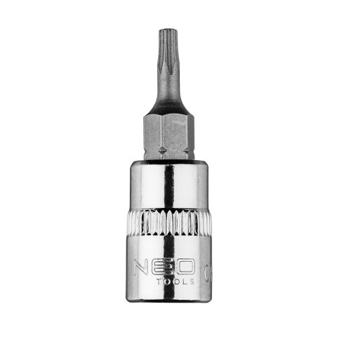 Końcówka Torx TX10 na nasadce 1/4", krótka, 37 mm Końcówka Torx TX10 na nasadce 1/4", krótka, 37 mm