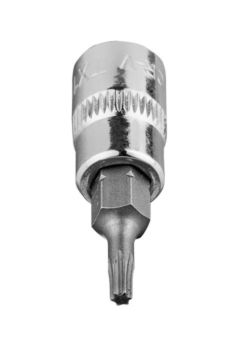 Końcówka Torx TX10 na nasadce 1/4", krótka, 37 mm Końcówka Torx TX10 na nasadce 1/4", krótka, 37 mm