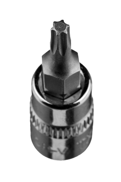 Końcówka Torx TX15 na nasadce 1/4", krótka, 37 mm
