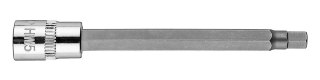 Końcówka sześciokątna H5 na nasadce 1/4", długa, 87 mm