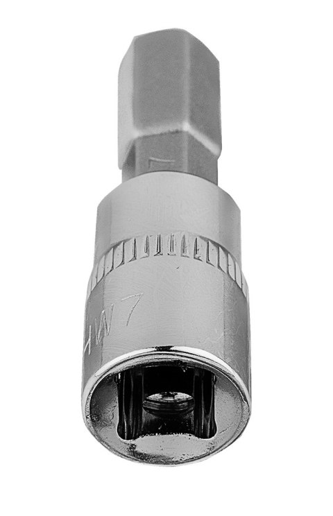Końcówka sześciokątna H7 na nasadce 1/4", krótka, 37 mm