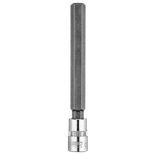 Końcówka sześciokątna H8 na nasadce 1/4", długa, 87 mm