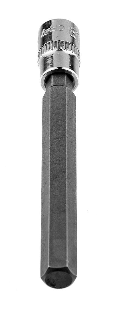 Końcówka sześciokątna H8 na nasadce 1/4", długa, 87 mm Końcówka sześciokątna H8 na nasadce 1/4", długa, 87 mm