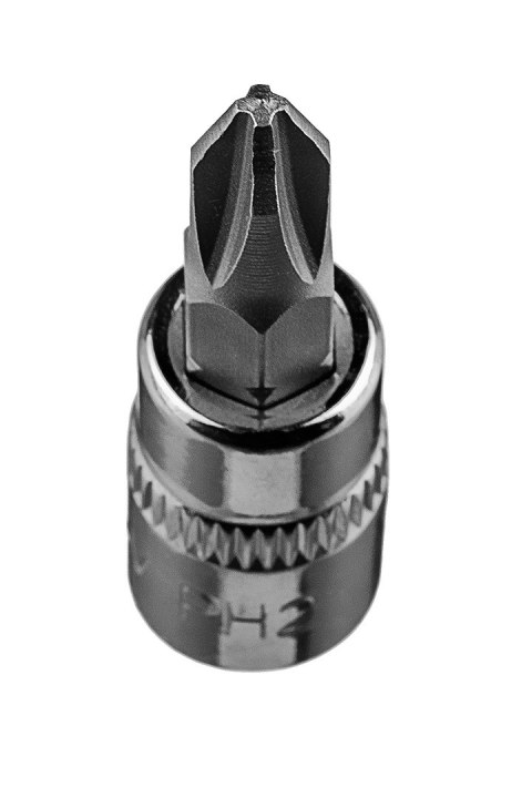 Końcówka wkrętakowa PH2 na nasadce 1/4", krótka, 37 mm Końcówka wkrętakowa PH2 na nasadce 1/4", krótka, 37 mm