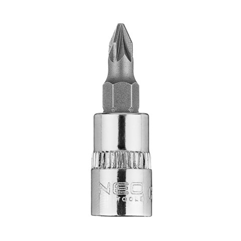 Końcówka wkrętakowa PZ1 na nasadce 1/4", krótka, 37 mm Końcówka wkrętakowa PZ1 na nasadce 1/4", krótka, 37 mm