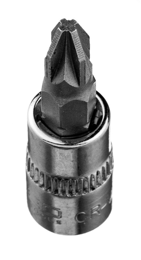 Końcówka wkrętakowa PZ2 na nasadce 1/4", krótka, 37 mm Końcówka wkrętakowa PZ2 na nasadce 1/4", krótka, 37 mm