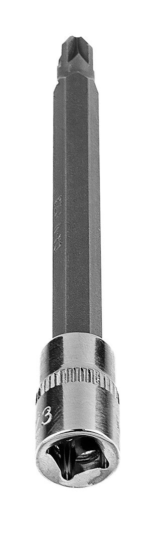 Końcówka wkrętakowa PZ3 na nasadce 1/4", długa, 87 mm