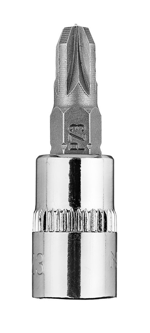 Końcówka wkrętakowa PZ3 na nasadce 1/4", krótka, 37 mm Końcówka wkrętakowa PZ3 na nasadce 1/4", krótka, 37 mm