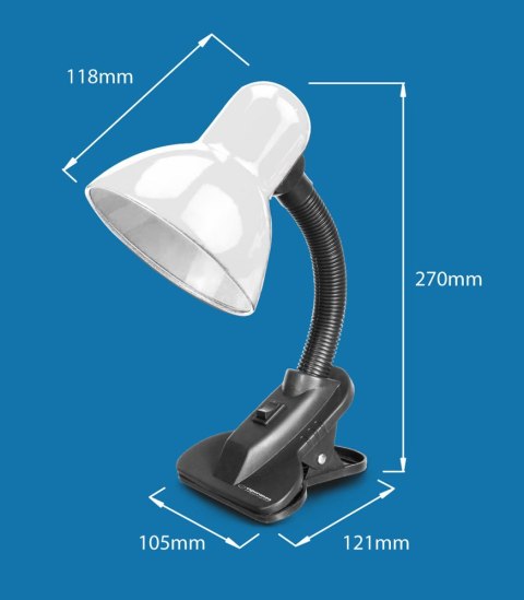 ELD106G Esperanza lampka biurkowa e27 procyon zielona ELD106G Esperanza lampka biurkowa e27 procyon zielona