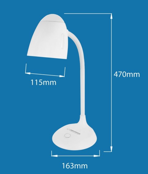 ELD110G Esperanza lampka biurkowa e27 electra zielona ELD110G Esperanza lampka biurkowa e27 electra zielona