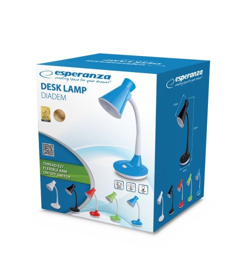 ELD115G Esperanza lampka biurkowa e27 didaem zielona ELD115G Esperanza lampka biurkowa e27 didaem zielona