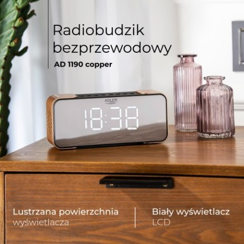 AD 1190 copper Radiobudzik bezprzewodowy AD 1190 copper Radiobudzik bezprzewodowy