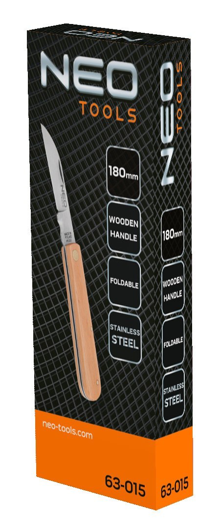 Nóż monterski, drewniane okładki Nóż monterski, drewniane okładki