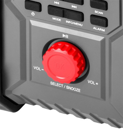 Radio budowlane akumulatorowo-sieciowe Graphite Energy+ 18V, bez akumulatora Radio budowlane akumulatorowo-sieciowe Graphite Energy+ 18V, bez akumulatora