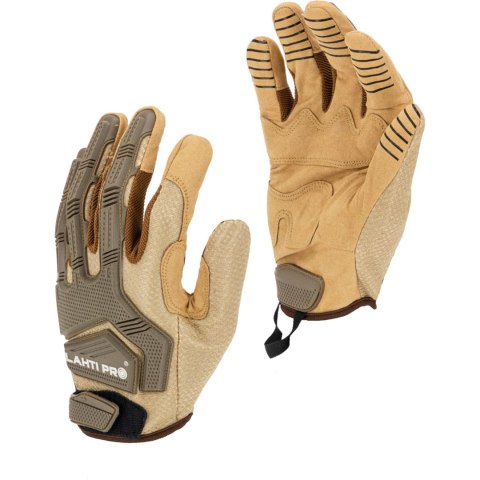 Rękawice warszt. tpr brąz l281509p, karta, "9", ce, lahti Rękawice warszt. tpr brąz l281509p, karta, "9", ce, lahti