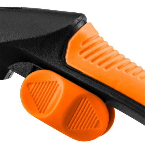 Sekator by-pass 210 mm, zakres do 20 mm, materiał: PP, uchwyt pokryty gumą TPR Sekator by-pass 210 mm, zakres do 20 mm, materiał: PP, uchwyt pokryty gumą TPR