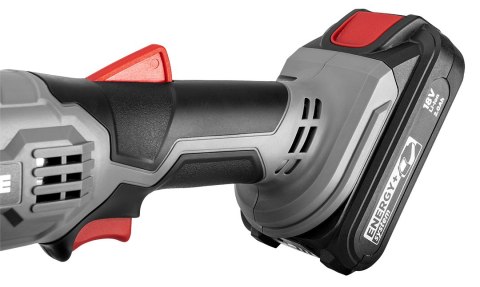 Szlifierka katowa akumulatorowa Energy+ 18V, 125 mm, bez akumulatora