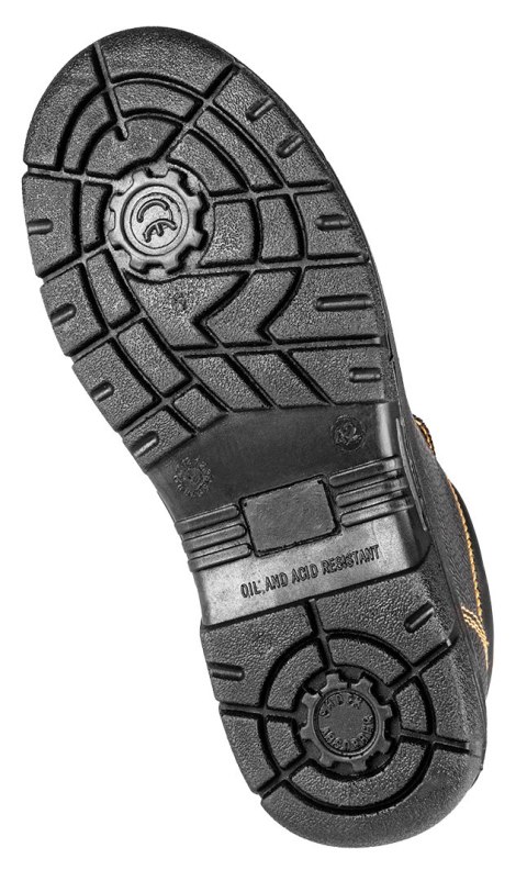 Trzewiki skórzane S1 SR FO, stalowy podnosek, rozmiar 41