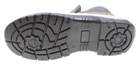 Trzewiki skórzane S1 SR FO, stalowy podnosek, rozmiar 45