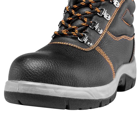 Trzewiki skórzane S1 SRC, stalowy podnosek, rozmiar 46