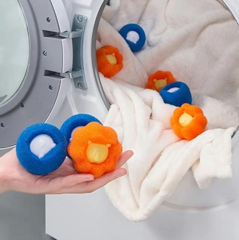 AG895A Gąbka do prania antykłaczki orange AG895A Gąbka do prania antykłaczki orange