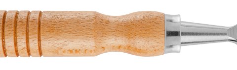 Dłuta 6, 12, 18, 24 mm, zestaw 4 szt., uchwyt drewniany