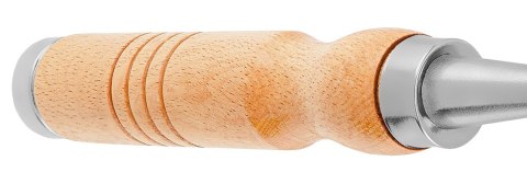 Dłuta 6, 12, 18, 24 mm, zestaw 4 szt., uchwyt drewniany