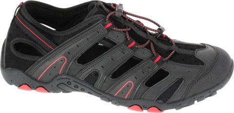 Sandały trekkingowe pu/dzianina czar.-czerw., "42",lahti Sandały trekkingowe pu/dzianina czar.-czerw., "42",lahti