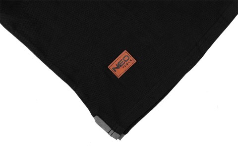 Koszulka polo DENIM, czarna, rozmiar S