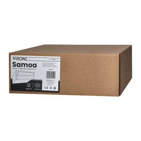 Skrzynka na listy SAMOA, inox Skrzynka na listy SAMOA, inox