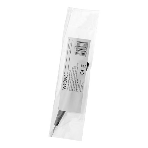 Elektroniczny próbnik napięcia 5w1, test obecności, pomiar, indukcja, ciągłość, polaryzacja DC, czarny