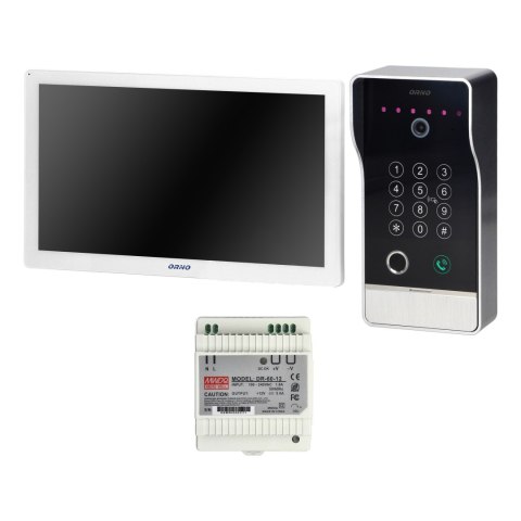 GUARDO zestaw wideodomofonowy jednorodzinny z czytnikiem linii papilarnych, czytnikiem zbliżeniowym, szyfratorem i sterowaniem z GUARDO zestaw wideodomofonowy jednorodzinny z czytnikiem linii papilarnych, czytnikiem zbliżeniowym, szyfratorem i sterowaniem z