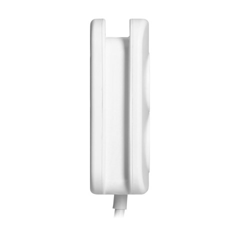 Kwadratowa listwa zasilająca z ładowarką USB 3x2P+Z (Schuko), 2xUSB-A, kabel 3x1,5mm2, 1,4m