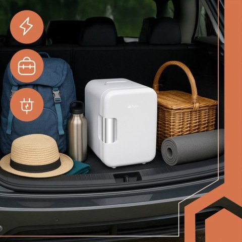 Lodówka turystyczna 4L - biała