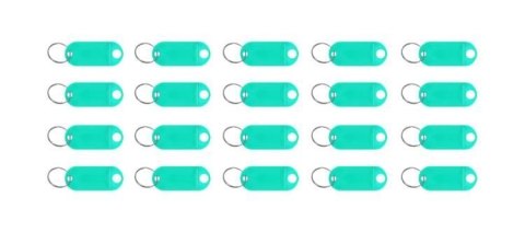 Zestaw brelok/identyfikatory do kluczy 100 szt