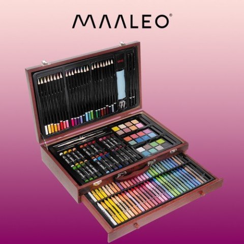 Zestaw do malowania w walizce 148szt