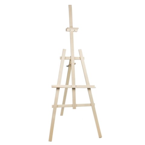 WOODOK sztaluga do malowania drewniana podwójna 2szt 178 cm, stabilne drewno bukowe, naturalne drewno eko, dla dorosłych i dziec