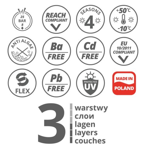 Wąż ogrodowy Vartco Light Plus 1/2" 20m