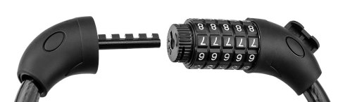 Zapięcie rowerowe, linka na kod