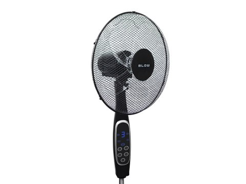44-076# Wentylator stojący 16" 60w lcd + pilot czarny