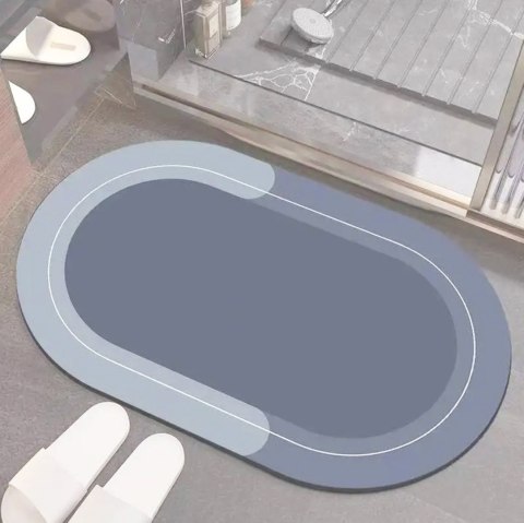 AG946 Mata łazienkowa szybkoschnąca szara