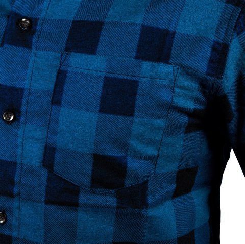 Koszula flanelowa, granatowa, rozmiar XL
