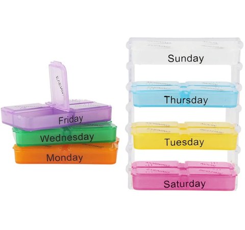 AG424D Pojemnik na leki organizer 7 dni AG424D Pojemnik na leki organizer 7 dni