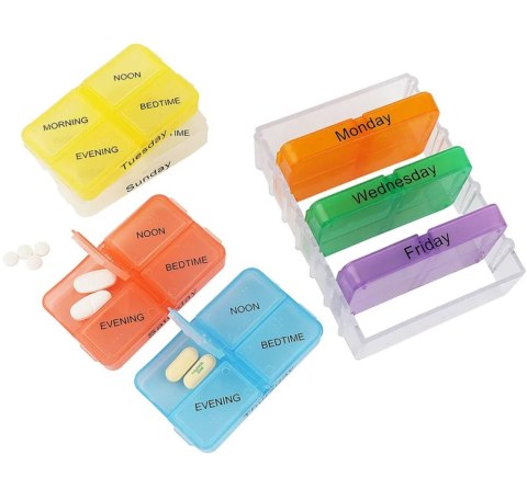 AG424D Pojemnik na leki organizer 7 dni AG424D Pojemnik na leki organizer 7 dni