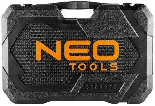 Zestaw kluczy nasadowych 1/2", 3/8", 1/4", 233 szt., CrV