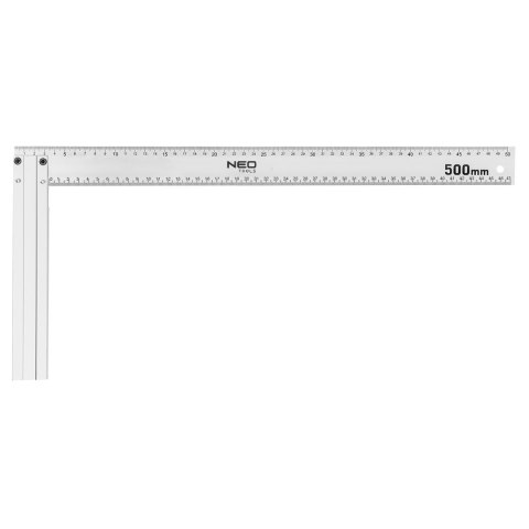 Kątownik budowlany aluminiowy 500 x 235 mm Kątownik budowlany aluminiowy 500 x 235 mm